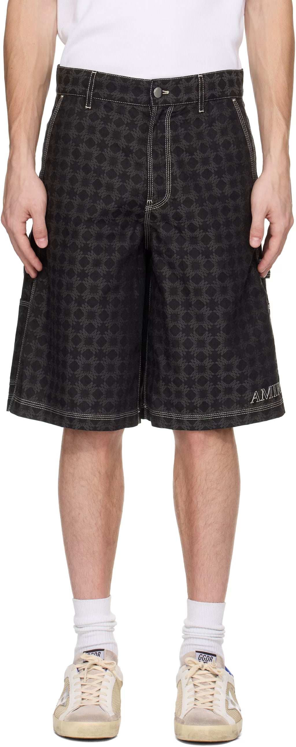 Black MA Quad Work Shorts