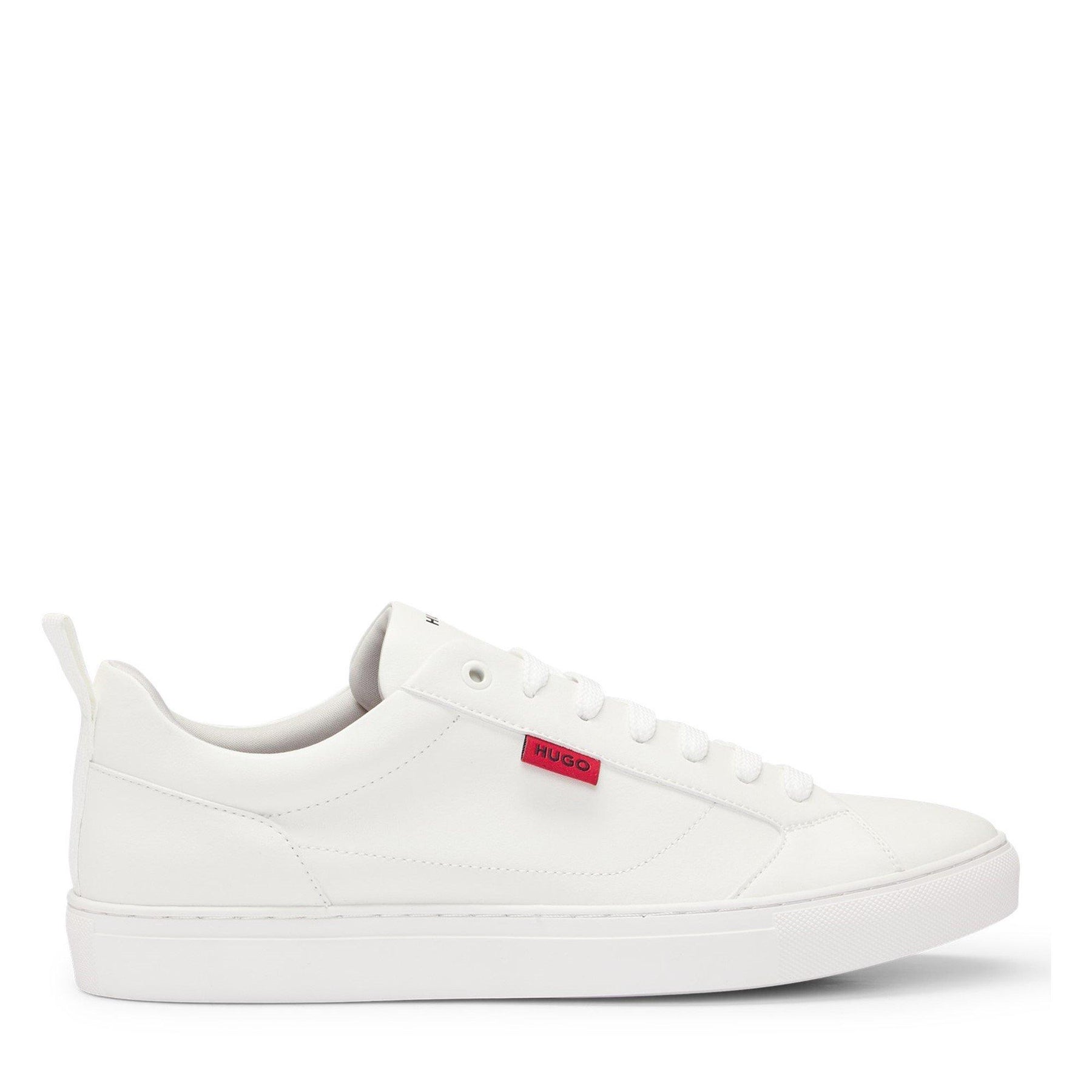 Faux-leather Logo Trainers