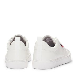Faux-leather Logo Trainers