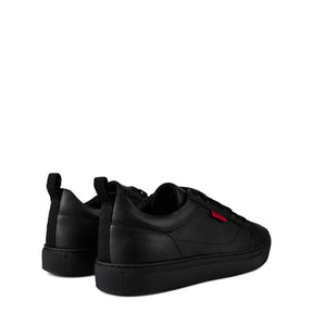 Faux-leather Logo Trainers
