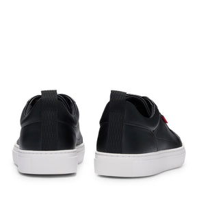 Faux-leather Logo Trainers