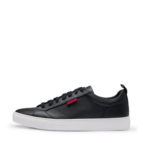 Faux-leather Logo Trainers