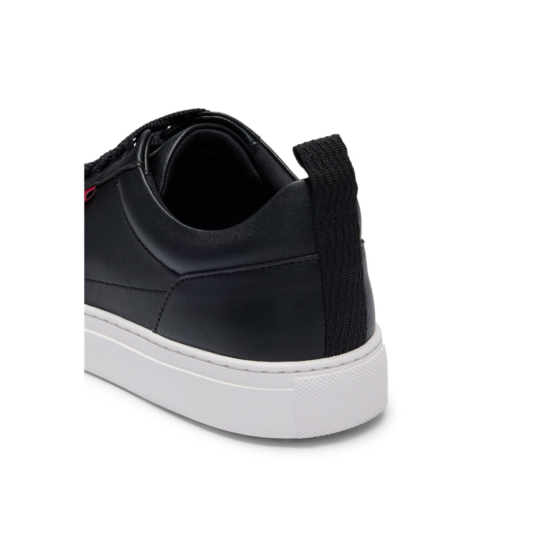 Faux-leather Logo Trainers