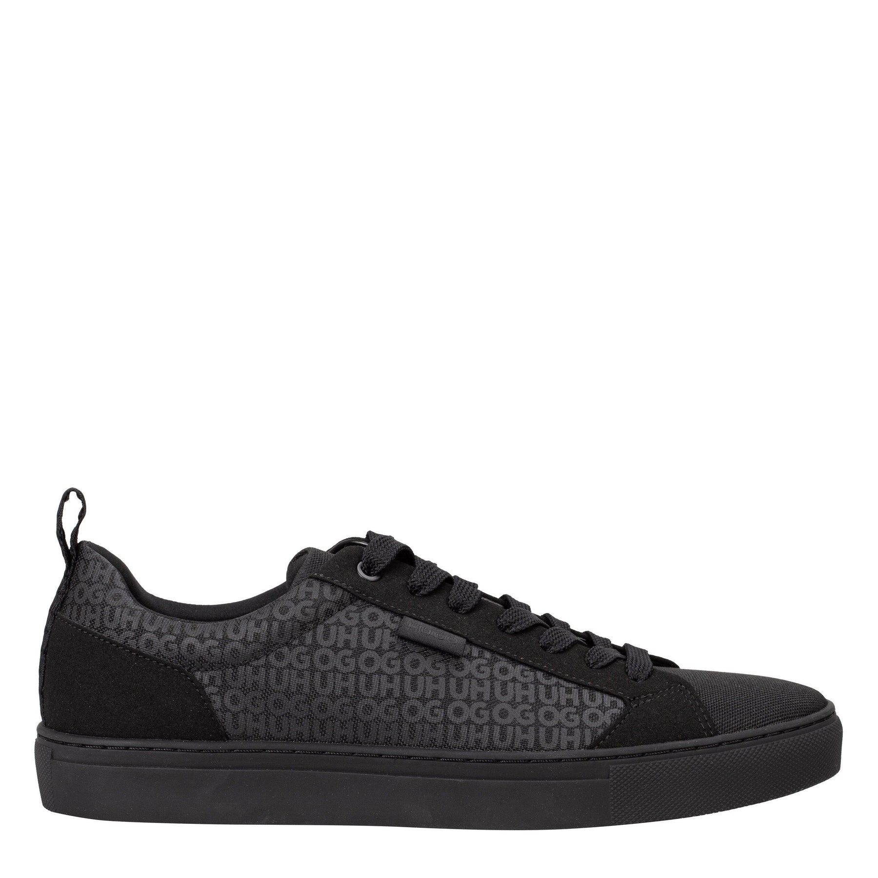 Faux-leather Logo Trainers