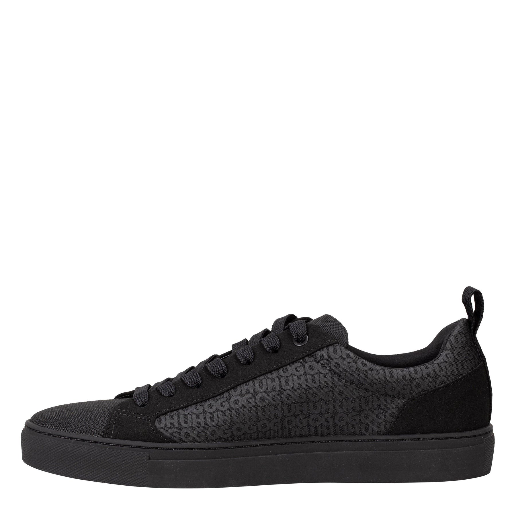 Faux-leather Logo Trainers