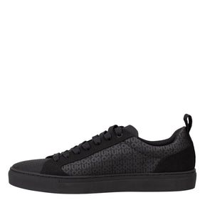 Faux-leather Logo Trainers