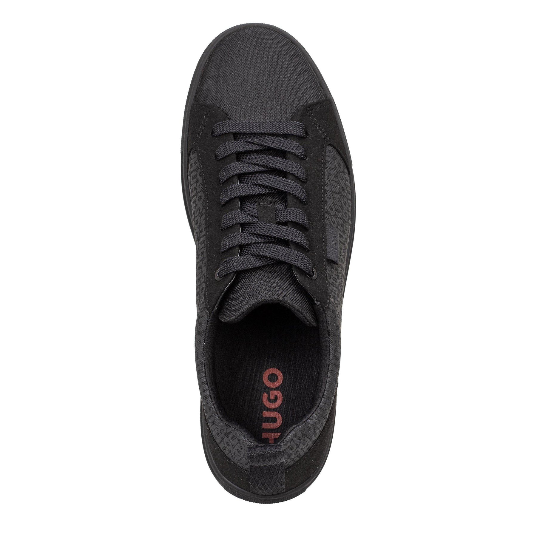 Faux-leather Logo Trainers