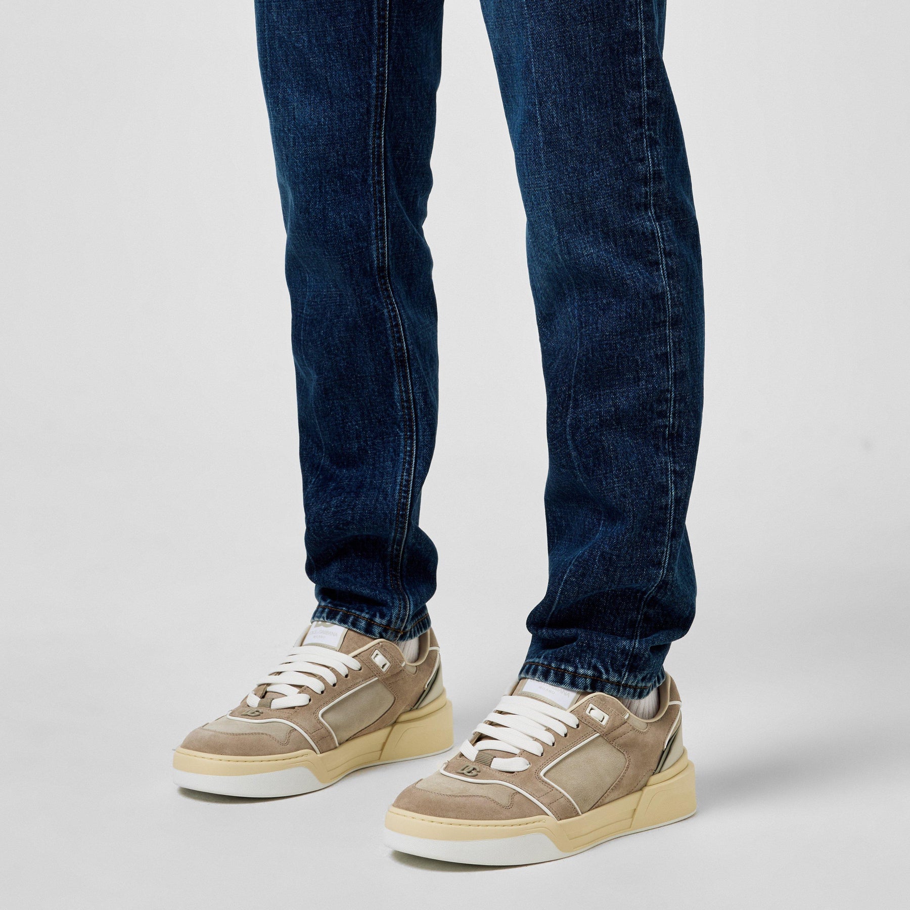 New Roma Suede Low Trainers