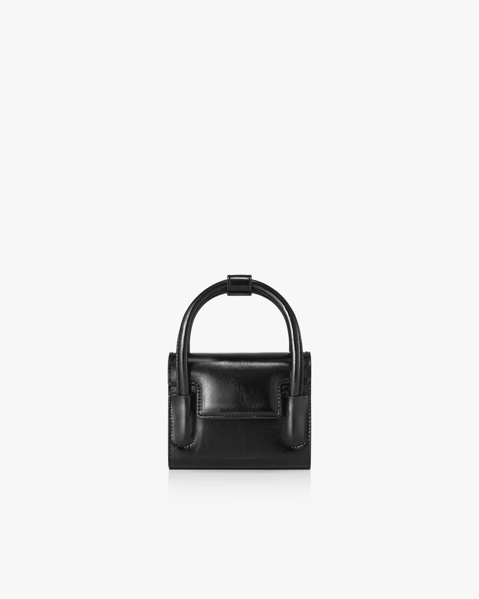 MARTY BAG 12 CRINKLED - BLACK