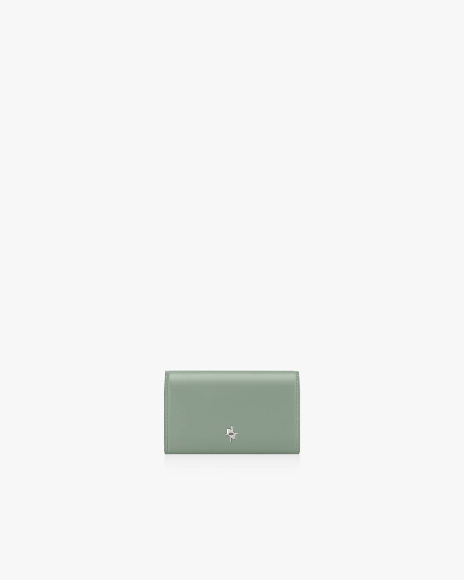 FLAMMA FLAP CARD WALLET - MINT GREEN