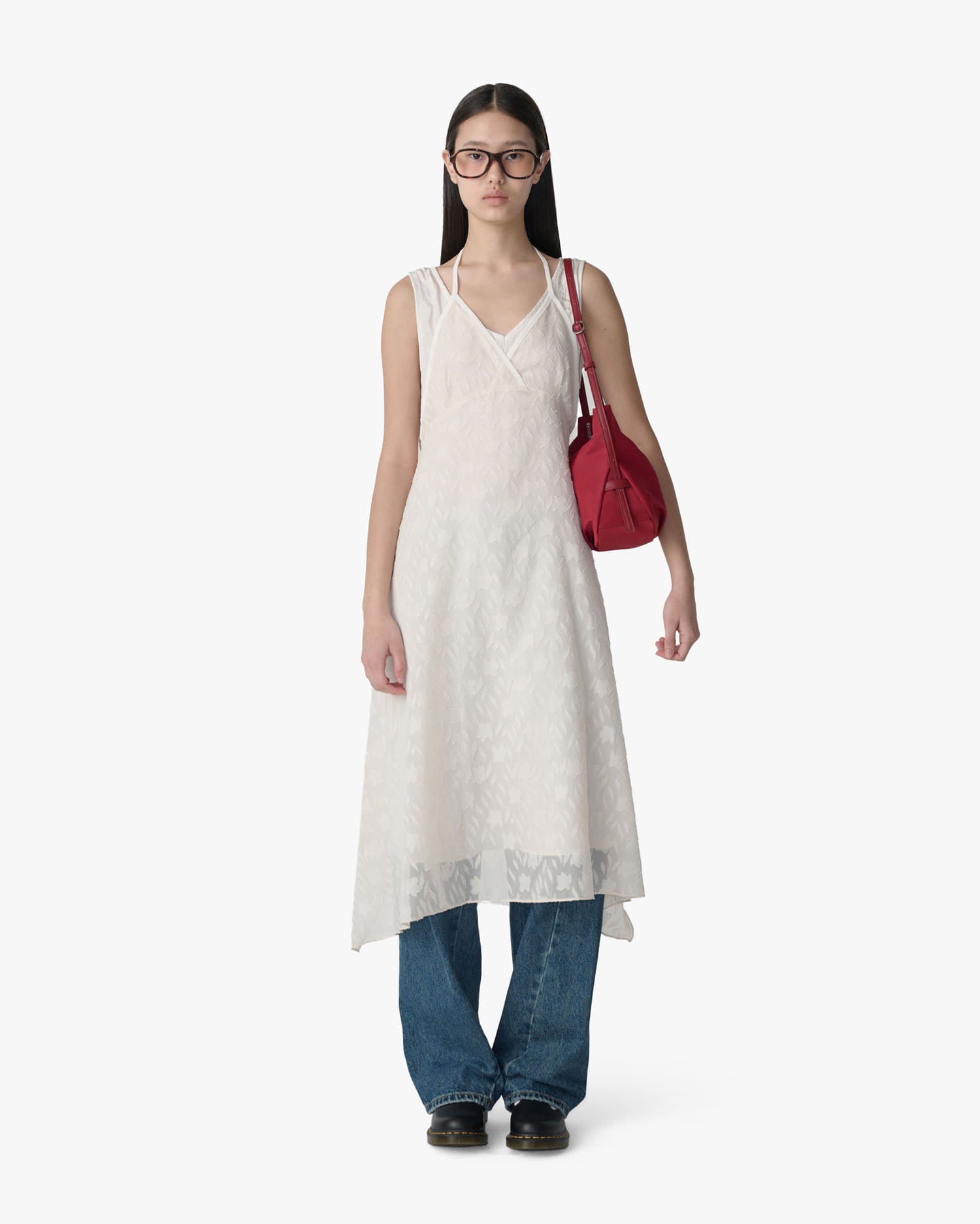 PILLOW PUFFER BAG 30 NYLON - RED