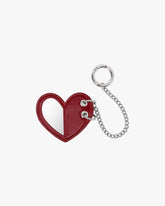 LOVE LINK KEYRING - BURGUNDY