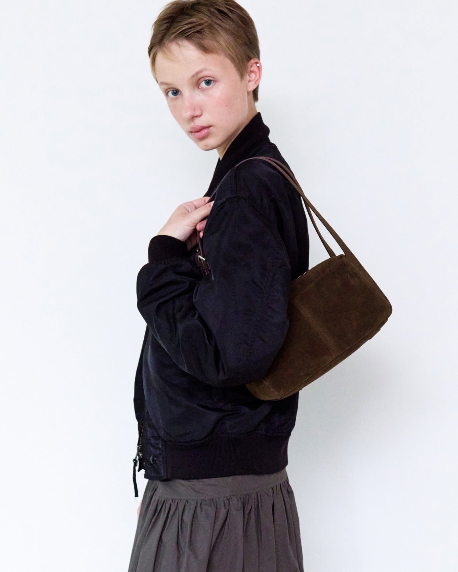 MONO BAG 24 - SUEDE BROWN