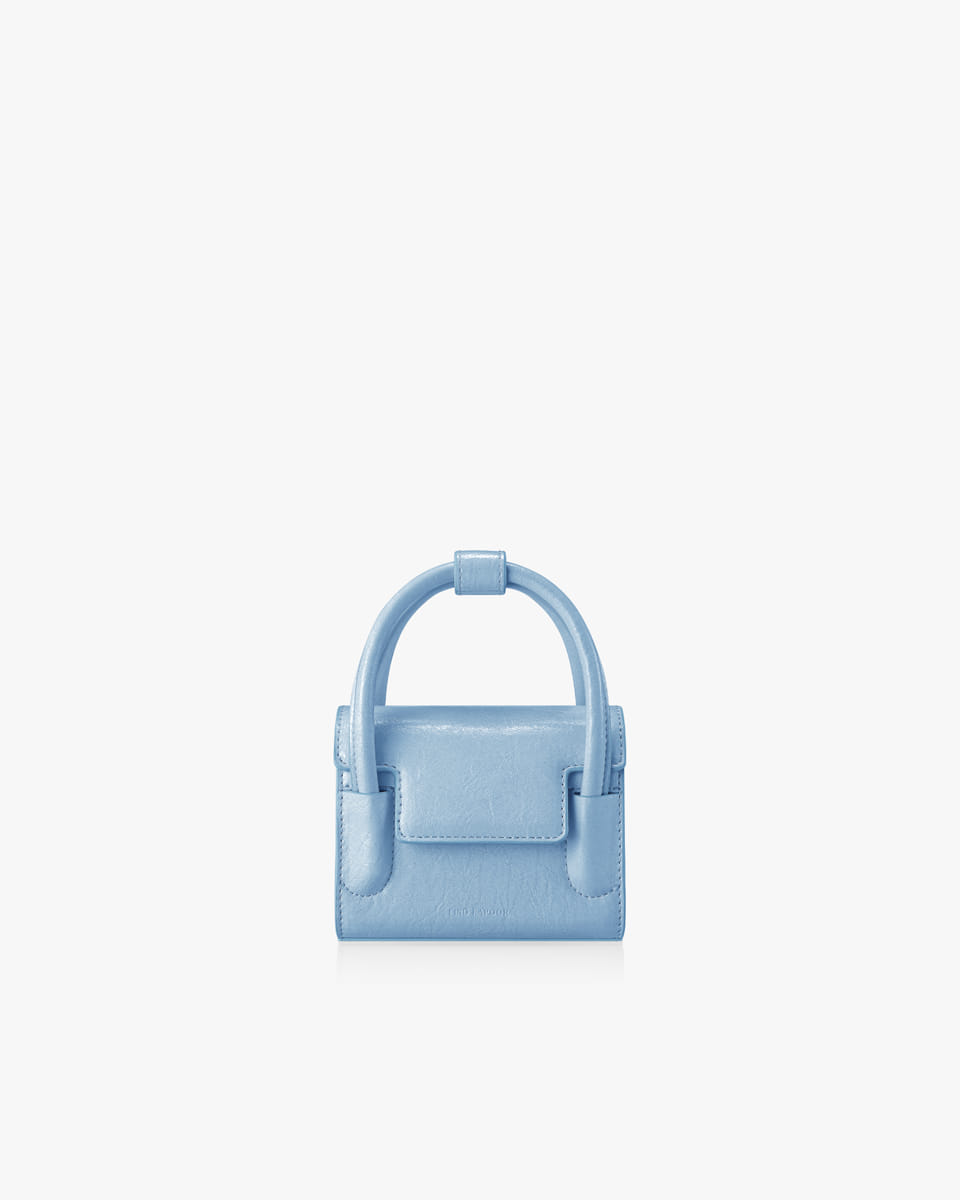 MARTY BAG 12 CRINKLED - LIGHT BLUE