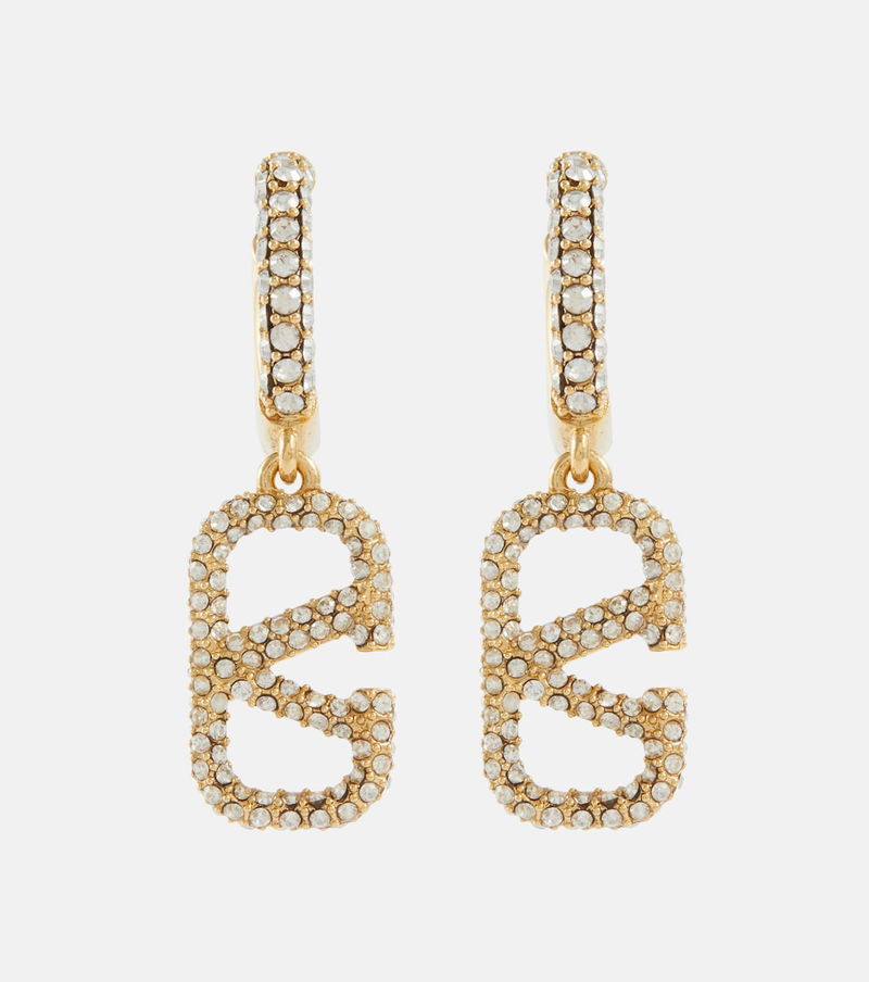 VLogo Signature Embellished Earrings
