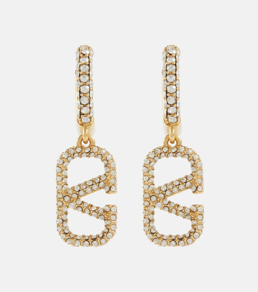VLogo Signature Embellished Earrings