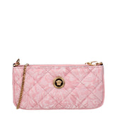 Pink Fabric Crossbody Bag