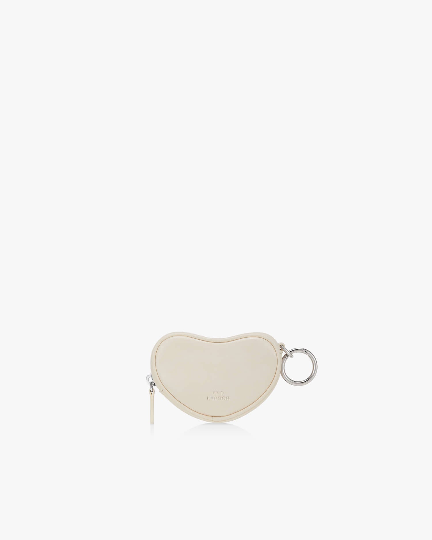 HEART MINI POUCH - IVORY