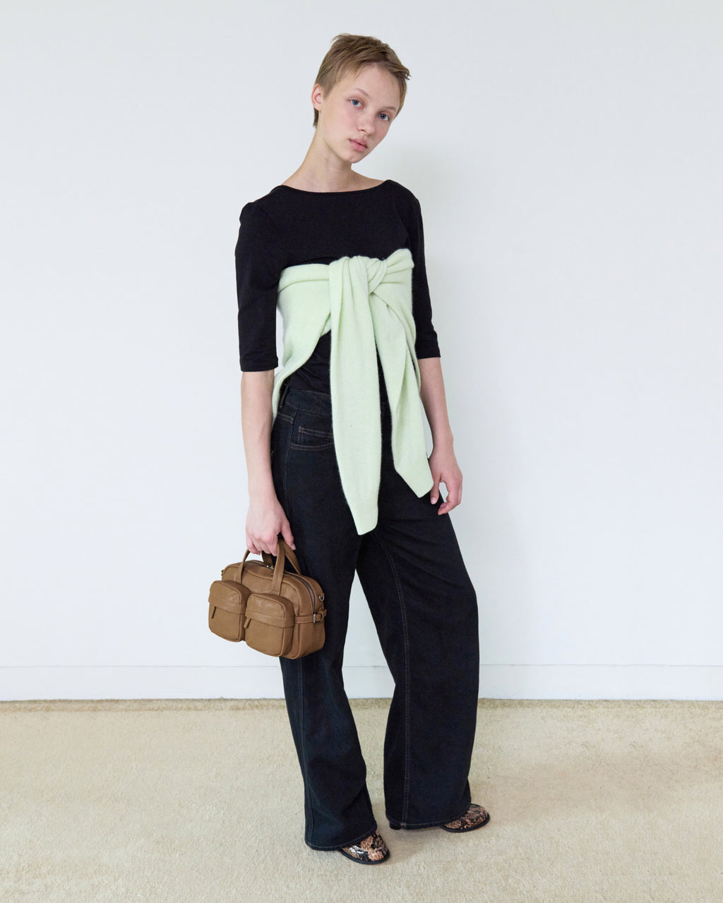 TWIN POCKET BAG 23 - CAMEL