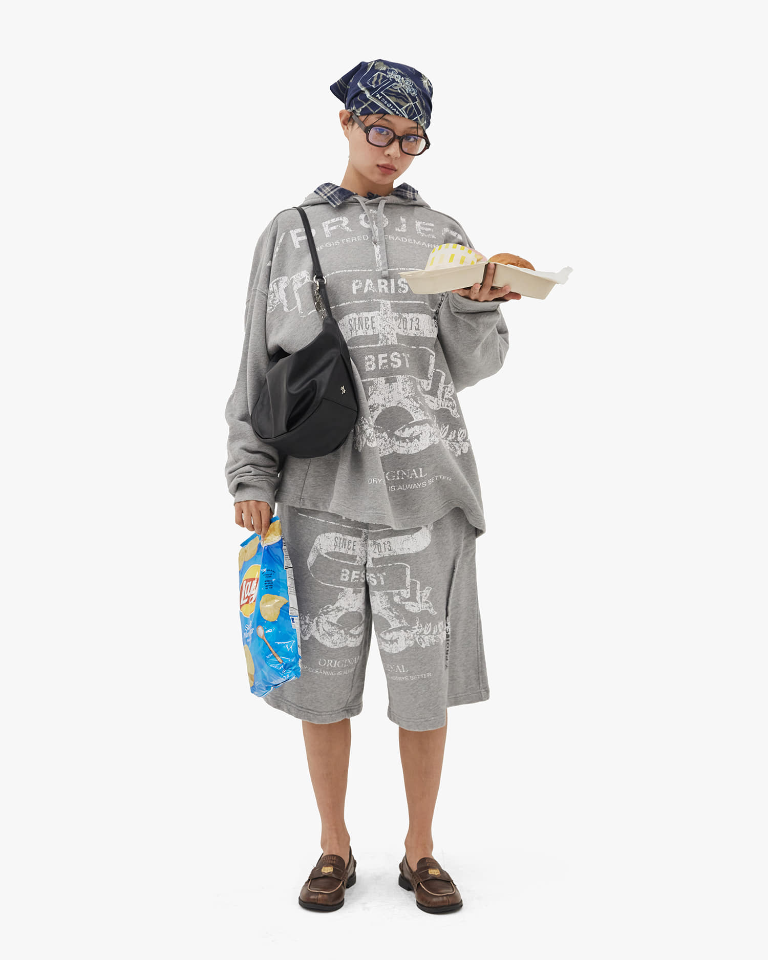 PILLOW PUFFER BAG 30 - BLACK