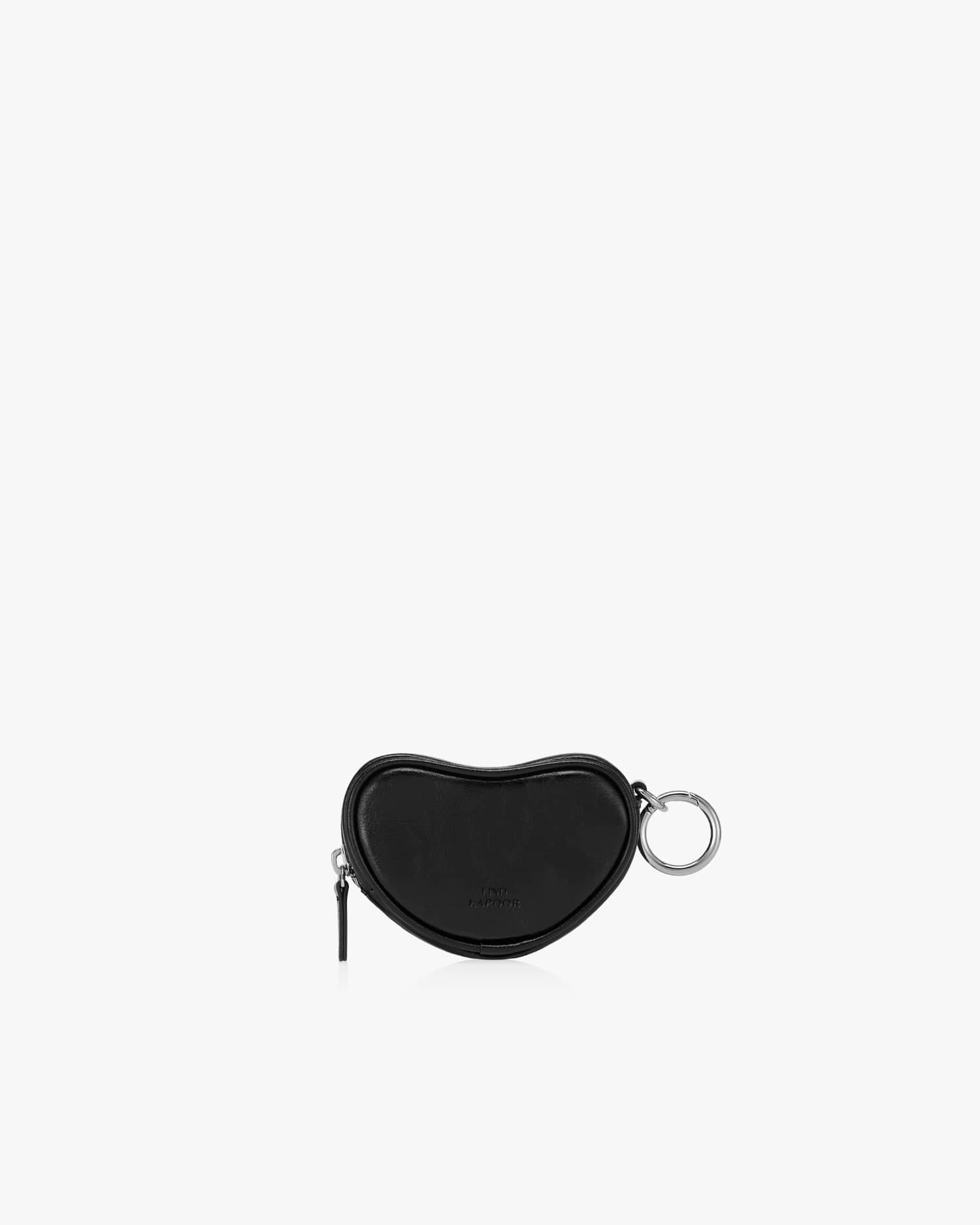 HEART MINI POUCH - BLACK