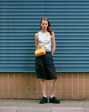 NEW BOSTON BAG 18 CRINKLED - YELLOW