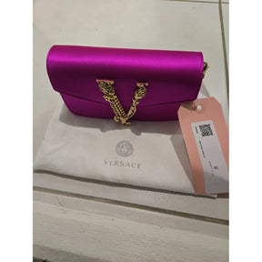 Versace Virtus cloth crossbody bag