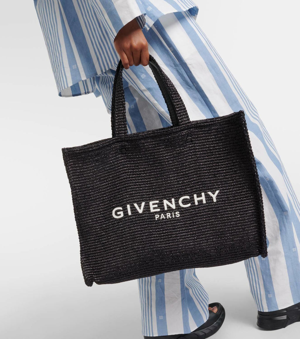 Givenchy G-Tote Medium raffia tote bag