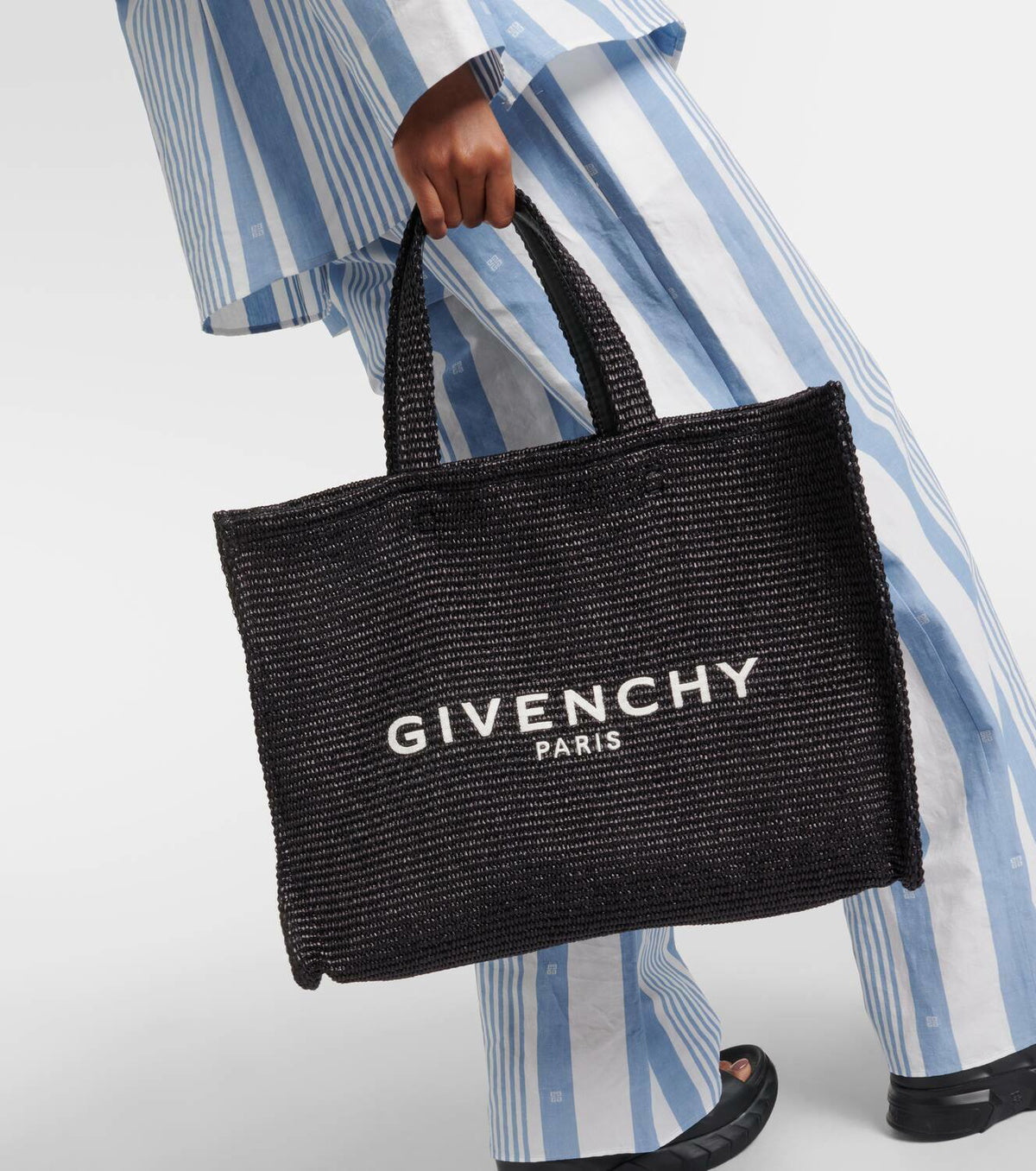 Givenchy G-Tote Medium raffia tote bag