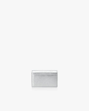 MARTY CARD WALLET CRINKLED - SILVER