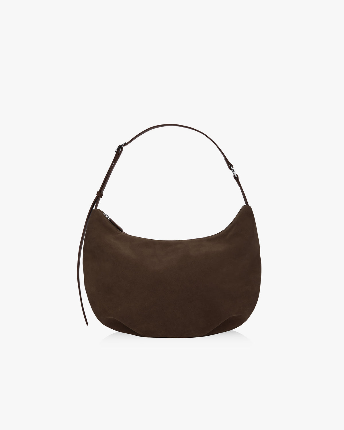 PILLOW PUFFER BAG 35 - SUEDE BROWN