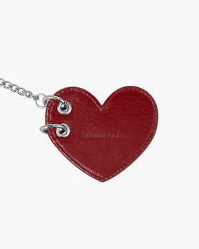 LOVE LINK KEYRING - BURGUNDY