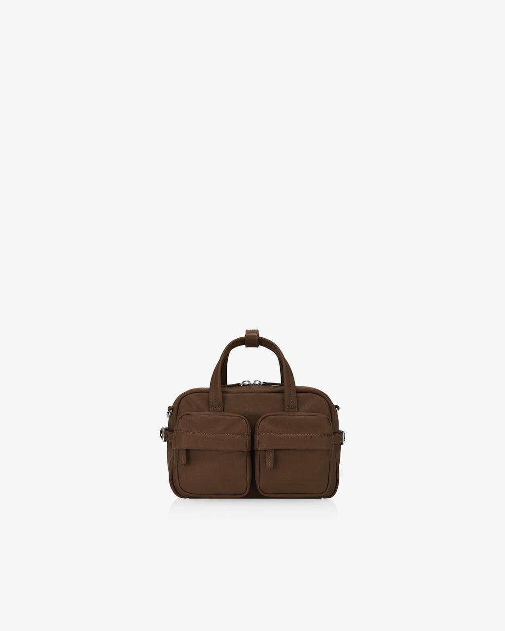 TWIN POCKET BAG 23 - DARK BROWN