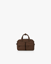 TWIN POCKET BAG 23 - DARK BROWN