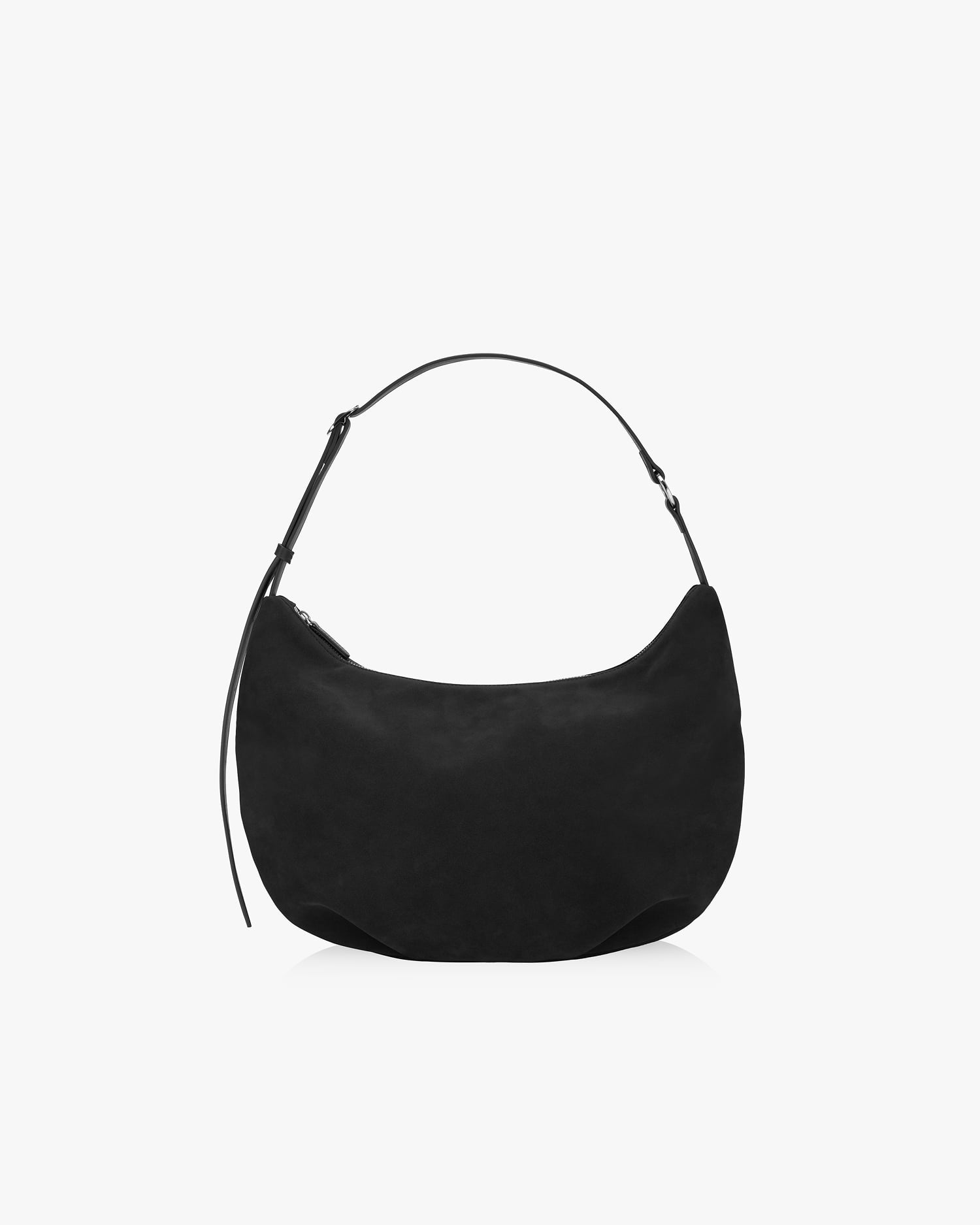 PILLOW PUFFER BAG 35 - SUEDE BLACK