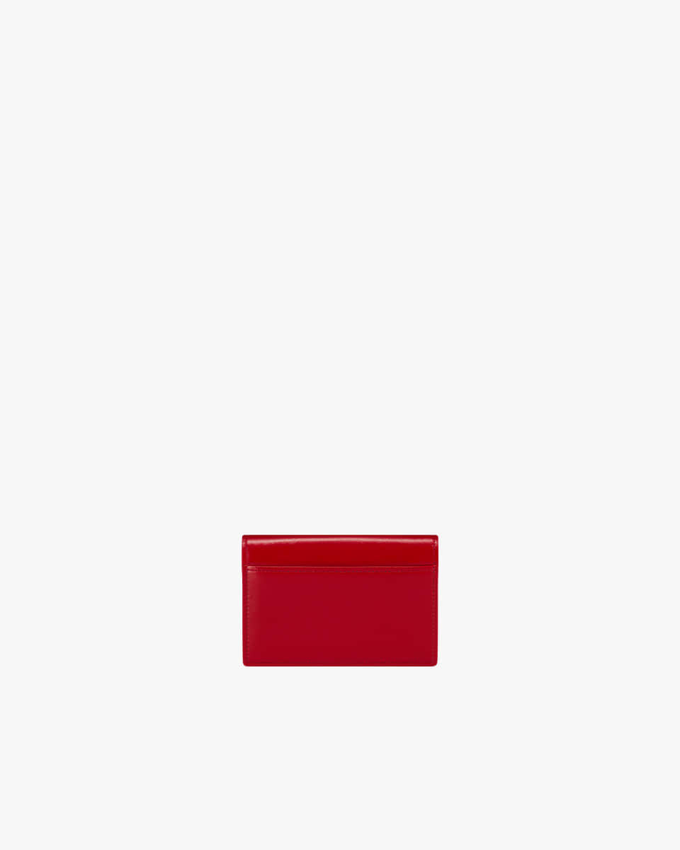 MARTY CARD WALLET CRINKLED - RED