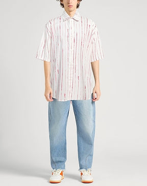 MARCELO BURLON STRIPED SHIRTS