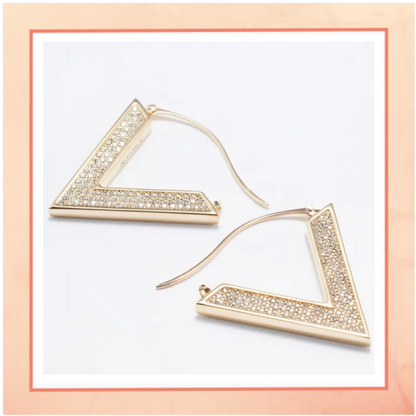 V for Victory Earrings