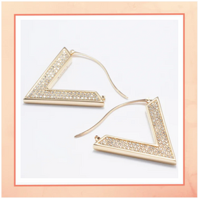 V for Victory Earrings