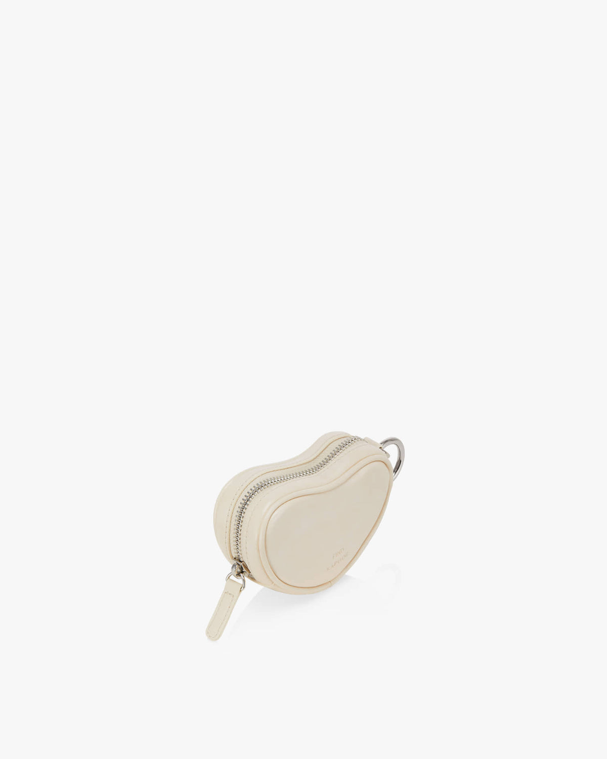 HEART MINI POUCH - IVORY