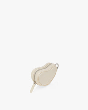 HEART MINI POUCH - IVORY