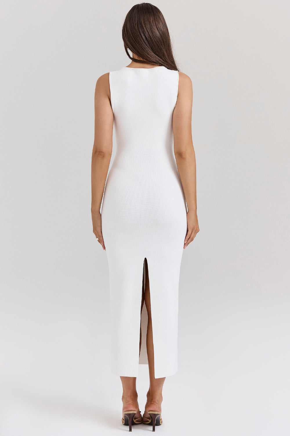 Noli white sleeveless maxi dress