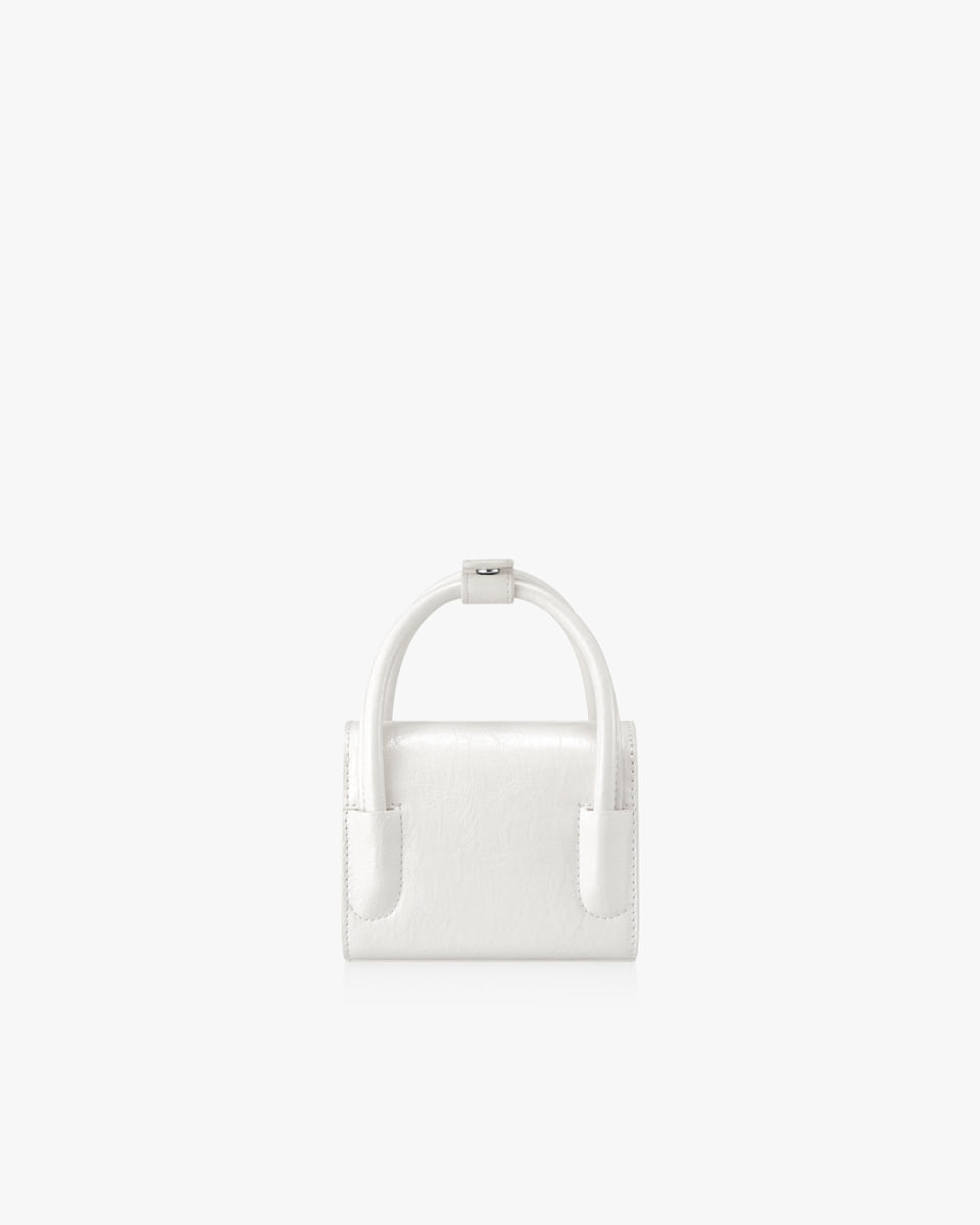 MARTY BAG 12 CRINKLED - WHITE
