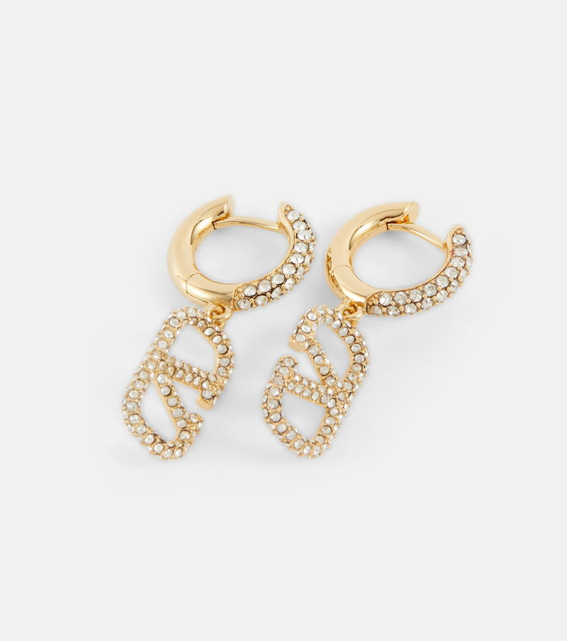 VLogo Signature Embellished Earrings