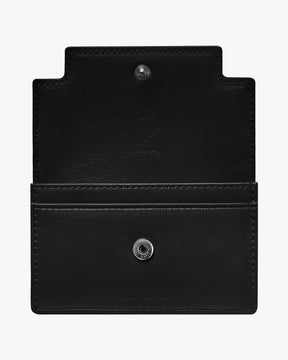 MARTY CARD WALLET CRINKLED - BLACK