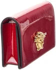 Versace Patent Wallet On Chain Women's Red