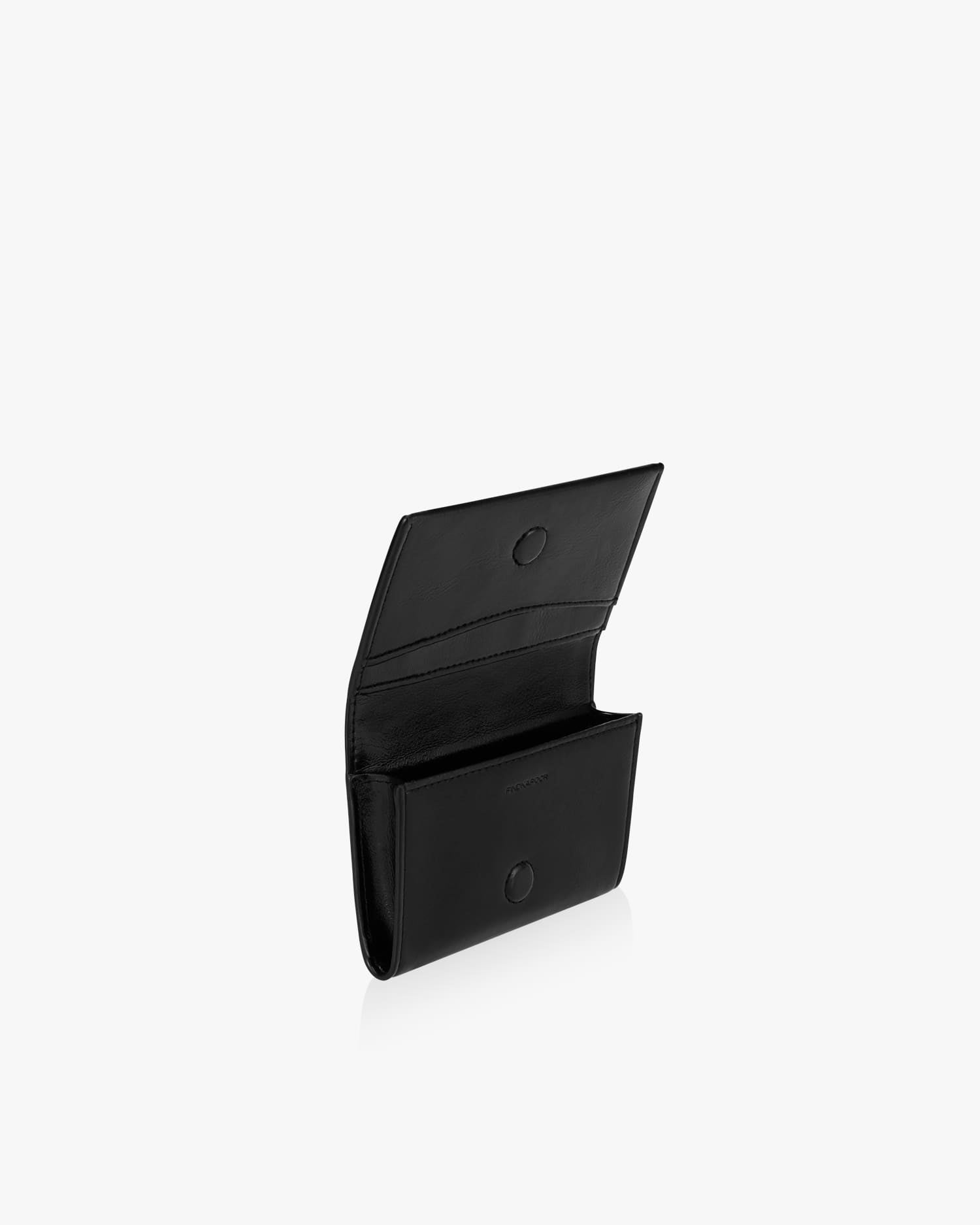 FLAMMA FLAP CARD WALLET - BLACK