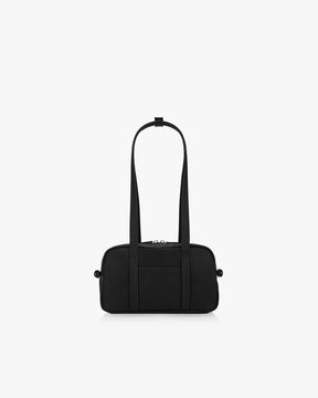 TWIN POCKET SHOULDER BAG 27 - BLACK