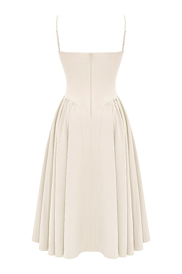 Samaria vintage cream corset sundress
