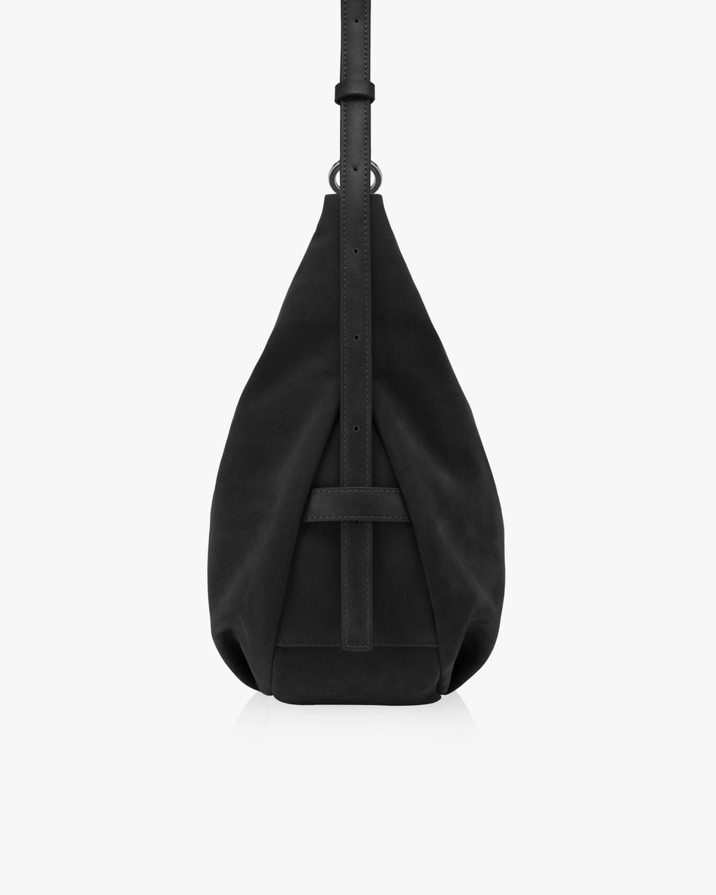 PILLOW PUFFER BAG 35 - SUEDE BLACK